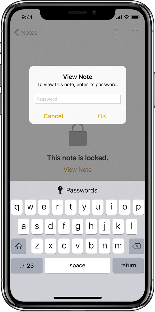 Lock notes on your iPhone, iPad, iPod touch, and Mac Apple Support