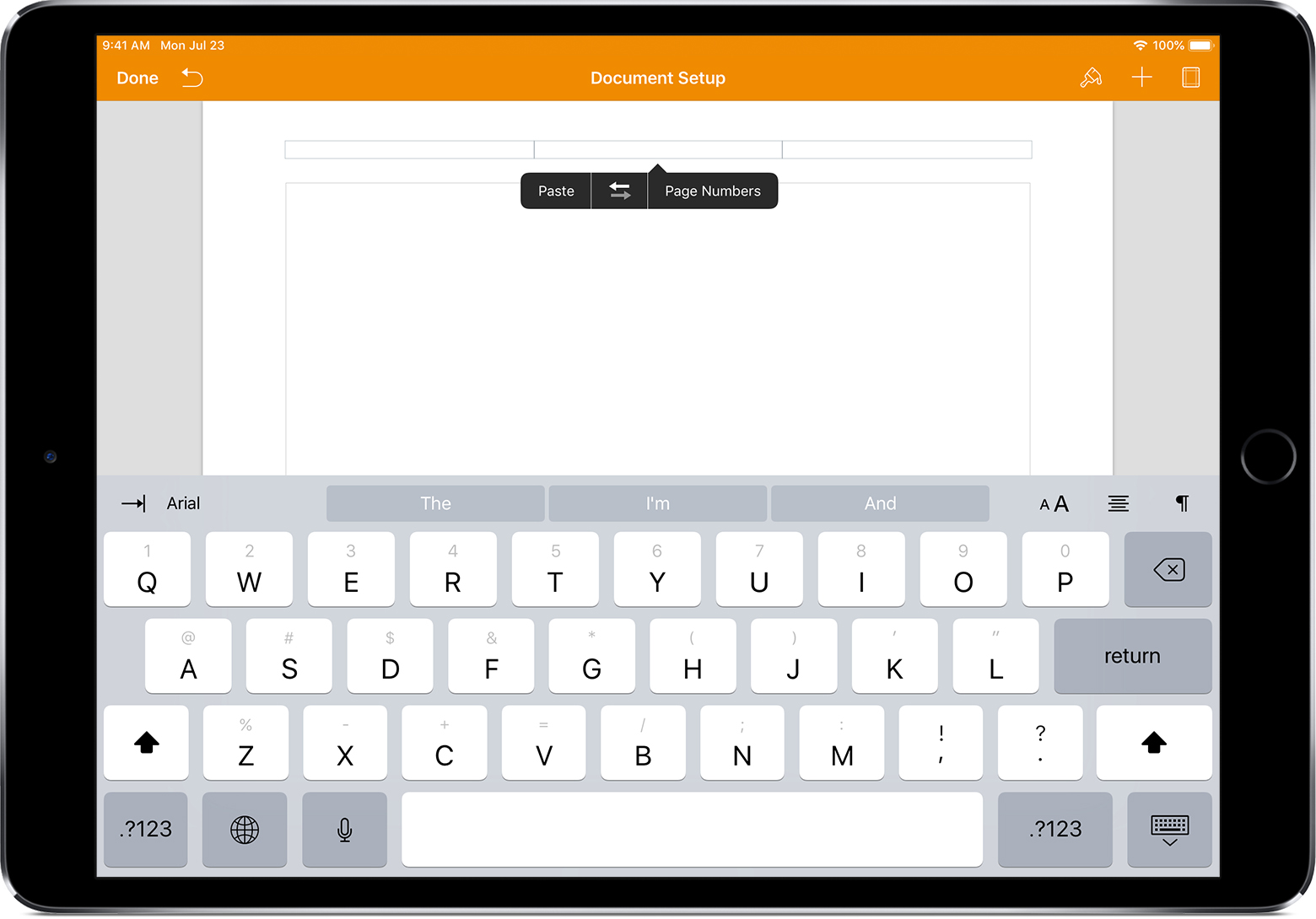 Set up your document in Pages Apple Support