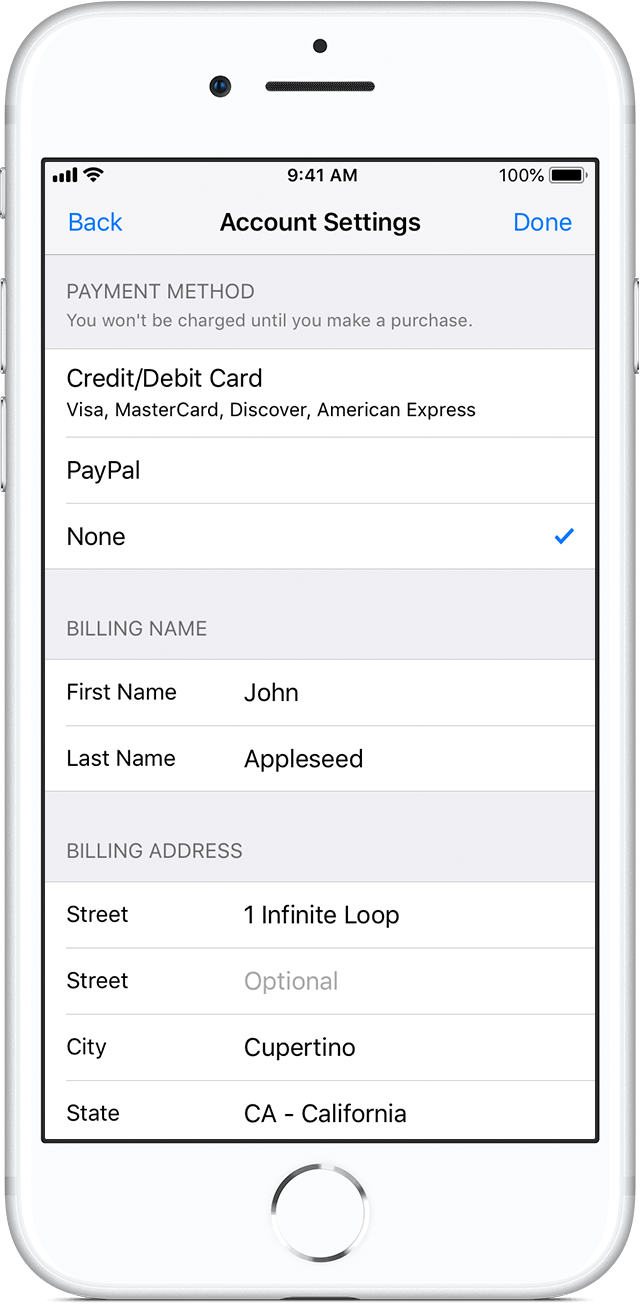Change or remove your Apple ID payment information Apple Support