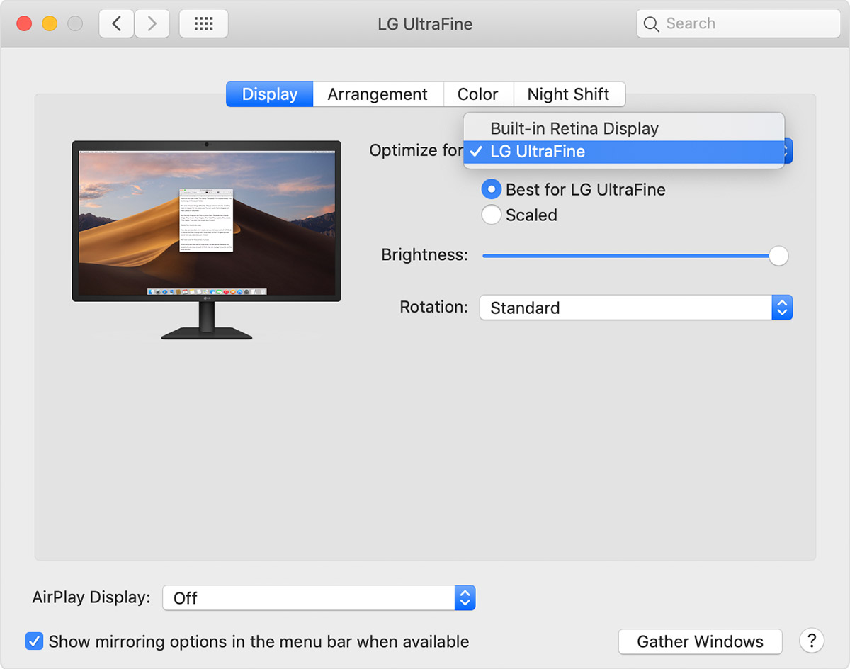 Solved: Change LG 21:9 Ultrawide Monitor to 2560 x 1080.
