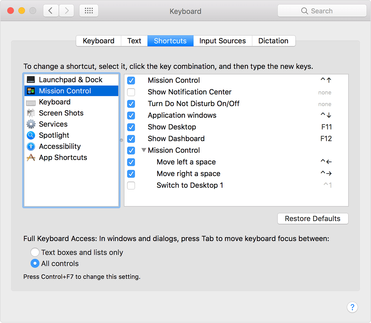 Mac accessibility shortcuts Apple Support