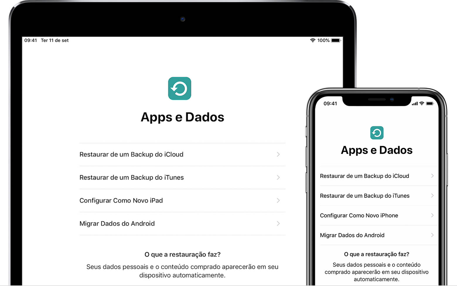 Sobre os backups de dispositivos iOS Suporte da Apple