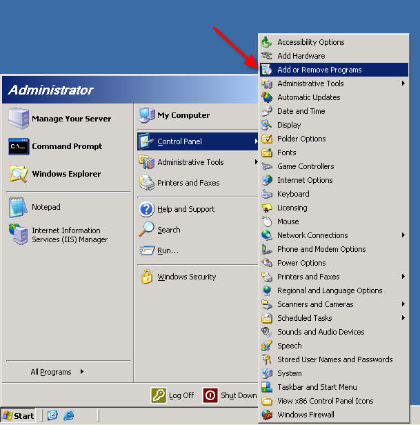How to manually install and configure Windows DNS in Windows 2003