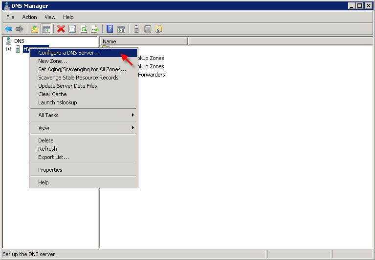 How to Install and Configure DNS on Windows 2008 Server Applied