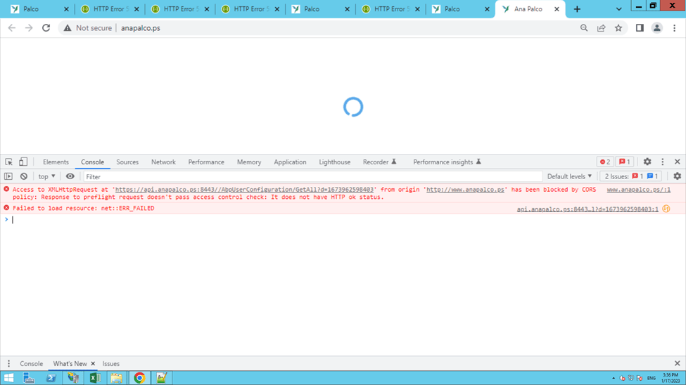 Access to XMLHttpRequest at from origin has been blocked by CORS policy