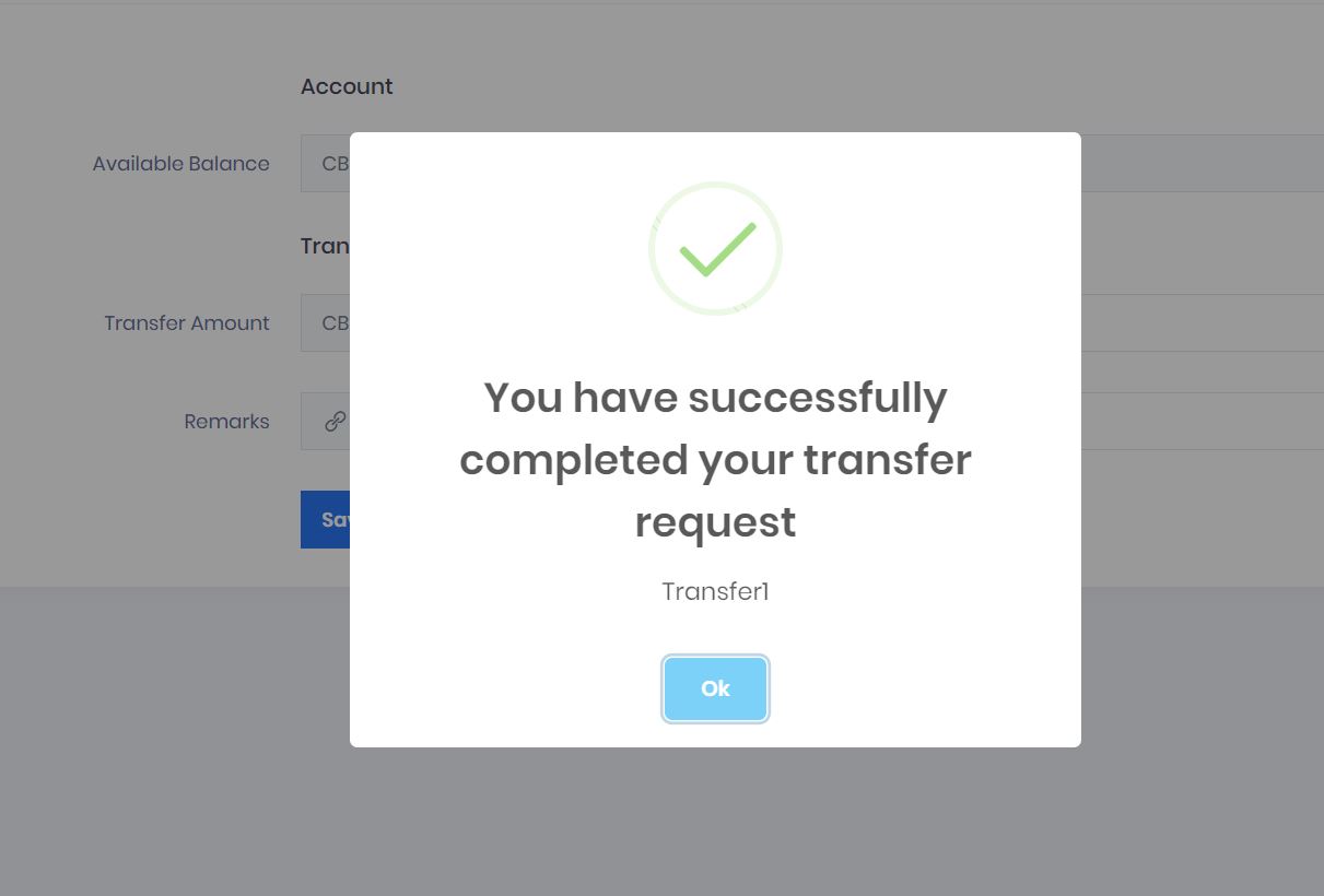 How to capture the value of the OK button on a pop up dialog 8412