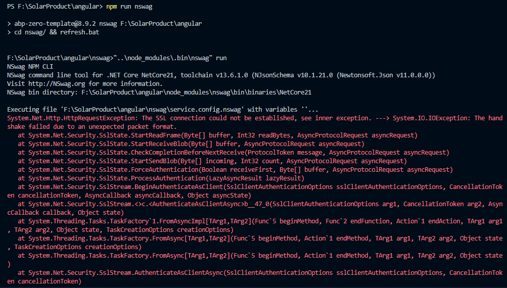 Command Not Found Exception 9126 Support Center Zero Support