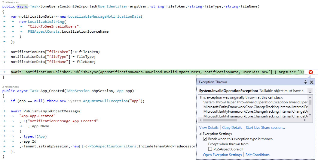 Import Users from Excel Throws Null Exception 9834 Support Center