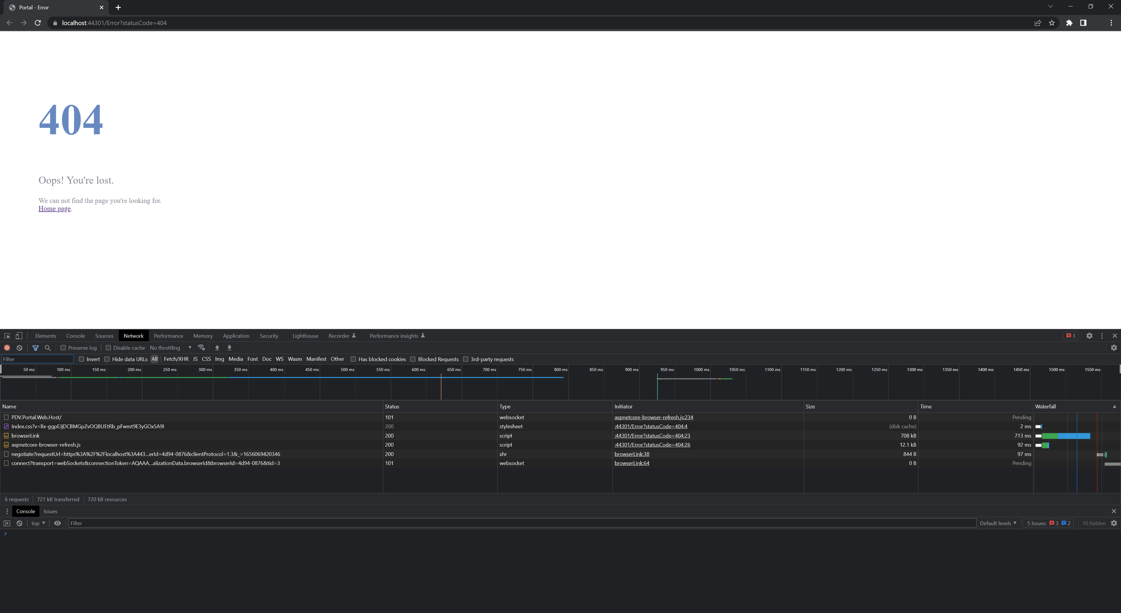 Change in launchSettings.json 11131 Support