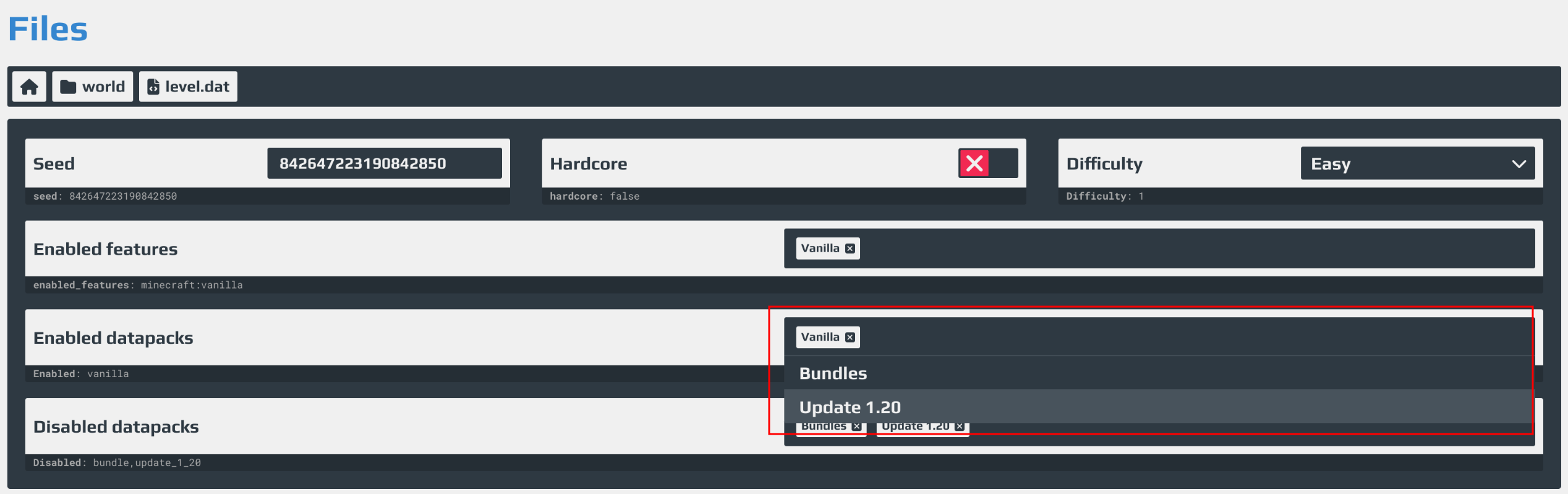 How to enable experimental features (Minecraft Java Edition) Aternos