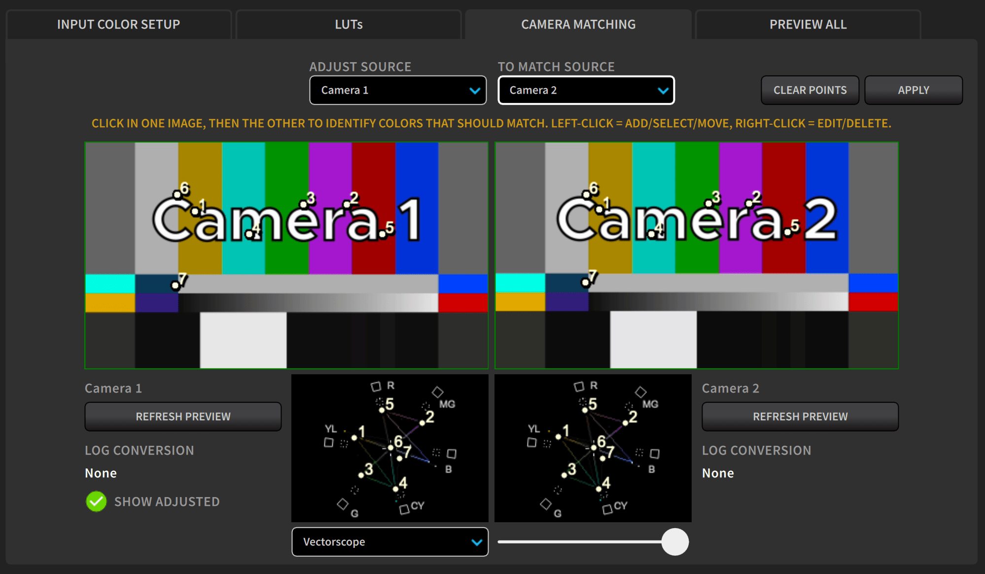 CAST Desktop App Color Support Atomos