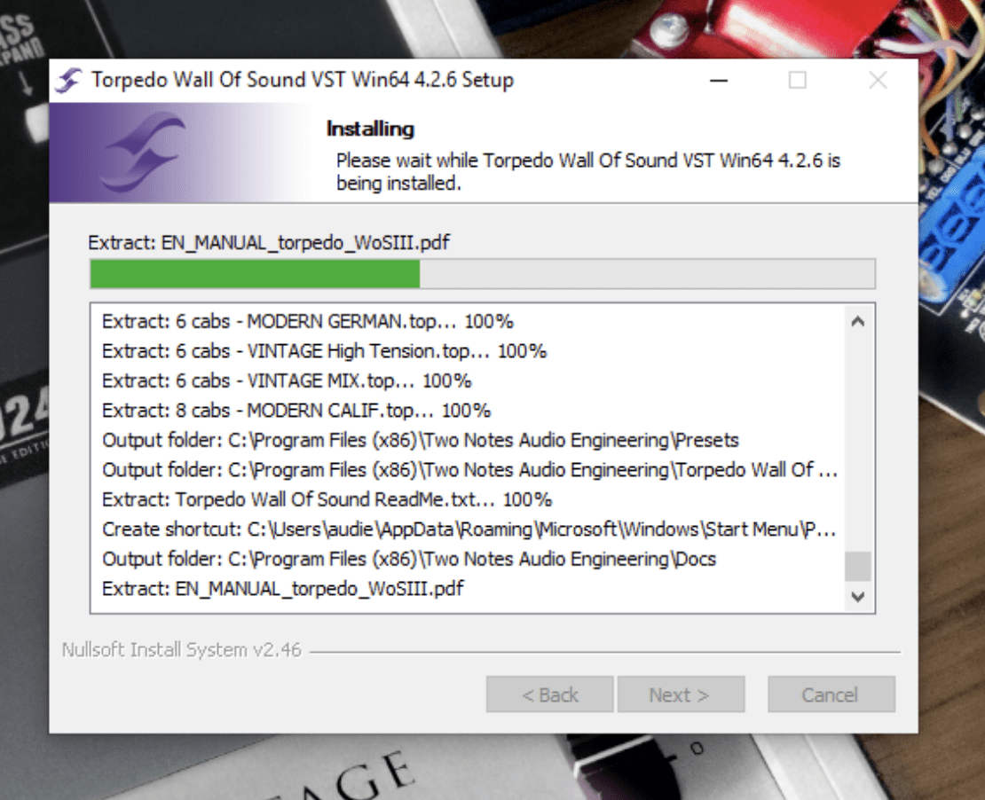 Two Notes Wall of Sound Installation Instructions Audient Help Desk