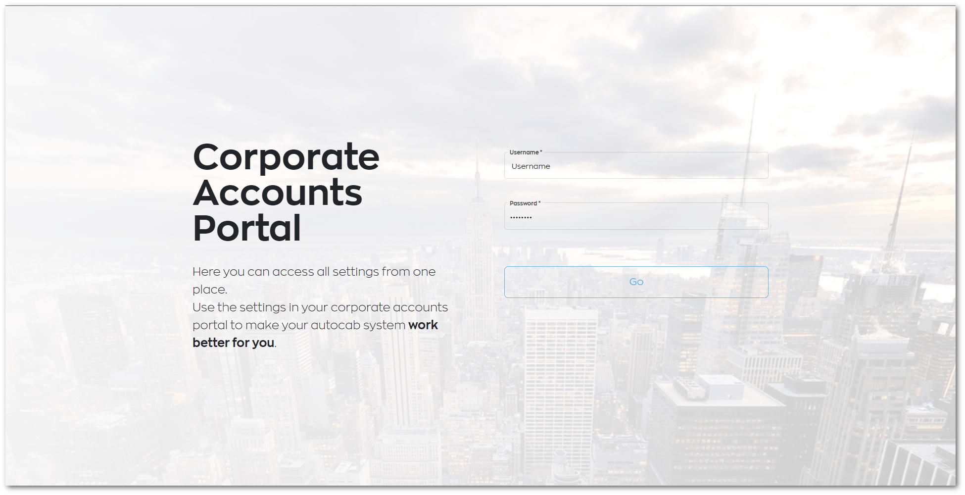 Getting Started CAP Autocab Help