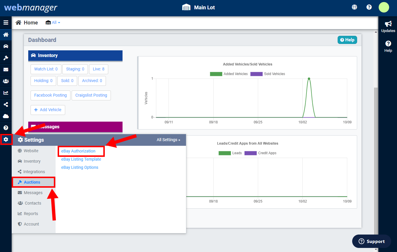 eBay Authorization & Account Settings AutoManager