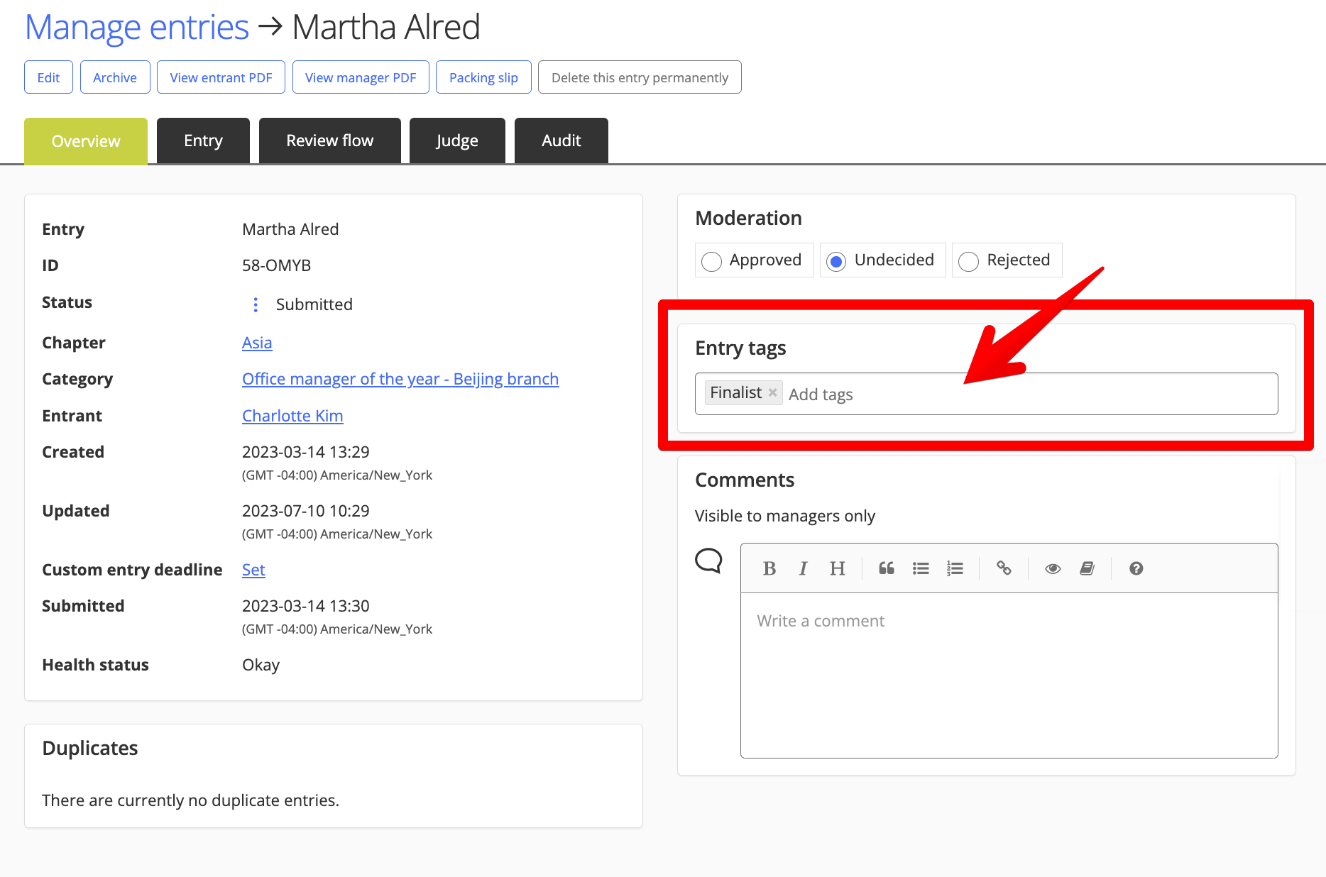 Ultimate guide to tags Award Force Help Centre