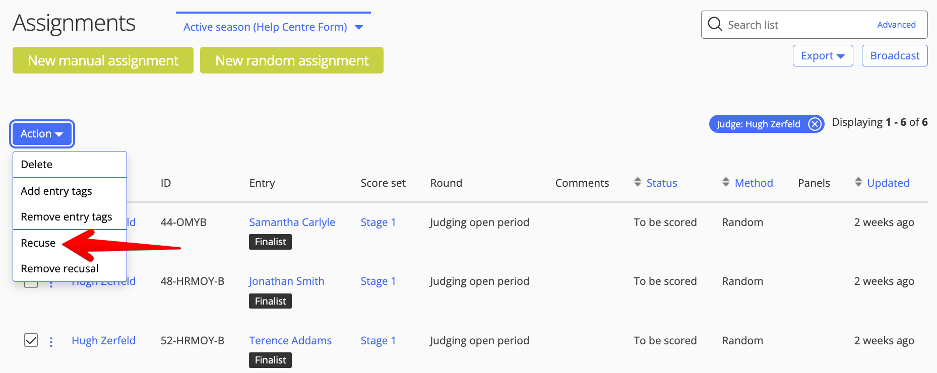 Abstain versus recuse what's the difference? Award Force Help Centre
