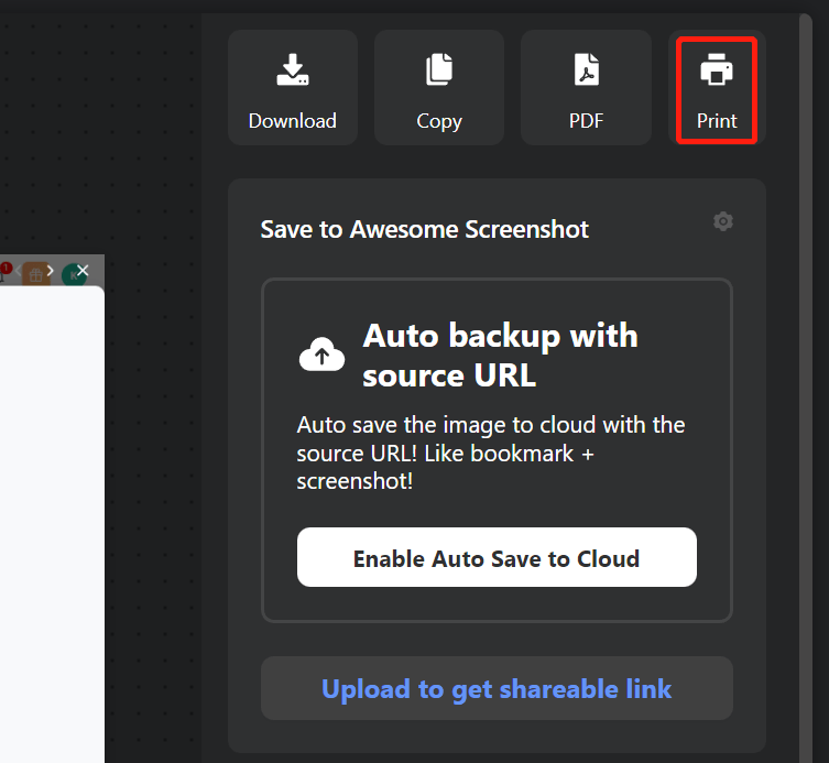 How to save or print a long fullpage screenshot to multiple pages Awesome Screenshot Help Center