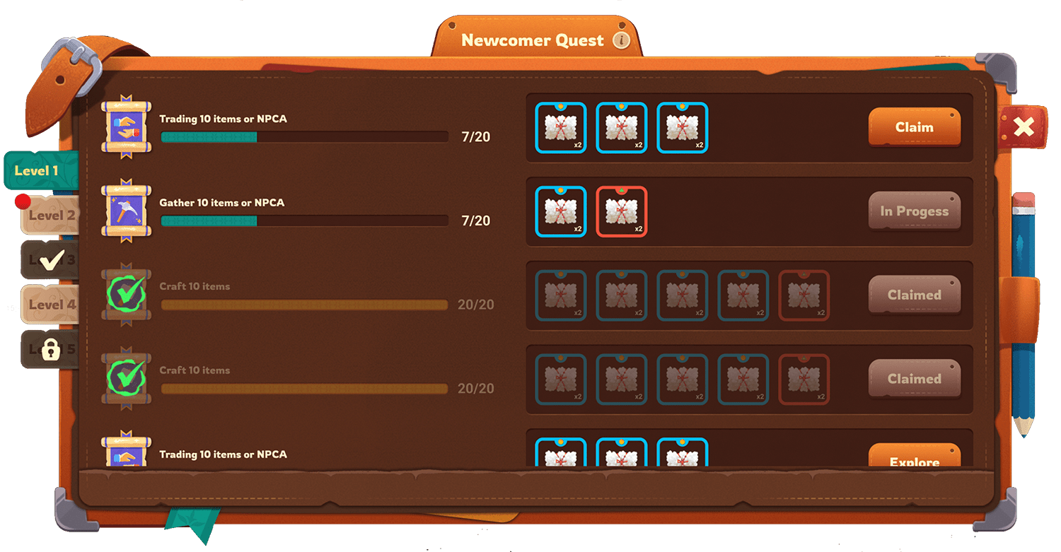 Homeland Quest System Sky Mavis