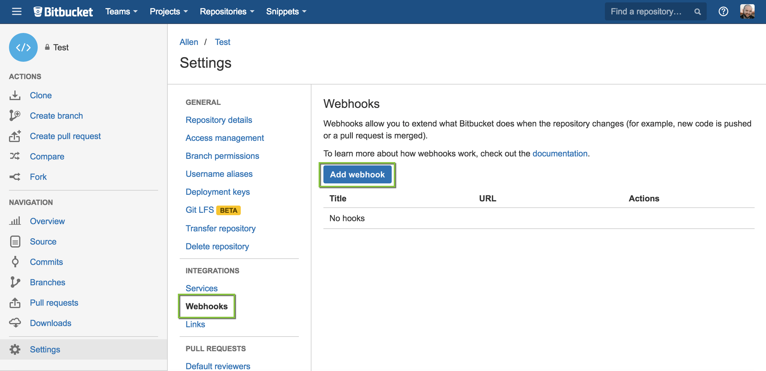Bitbucket Axosoft Documentation