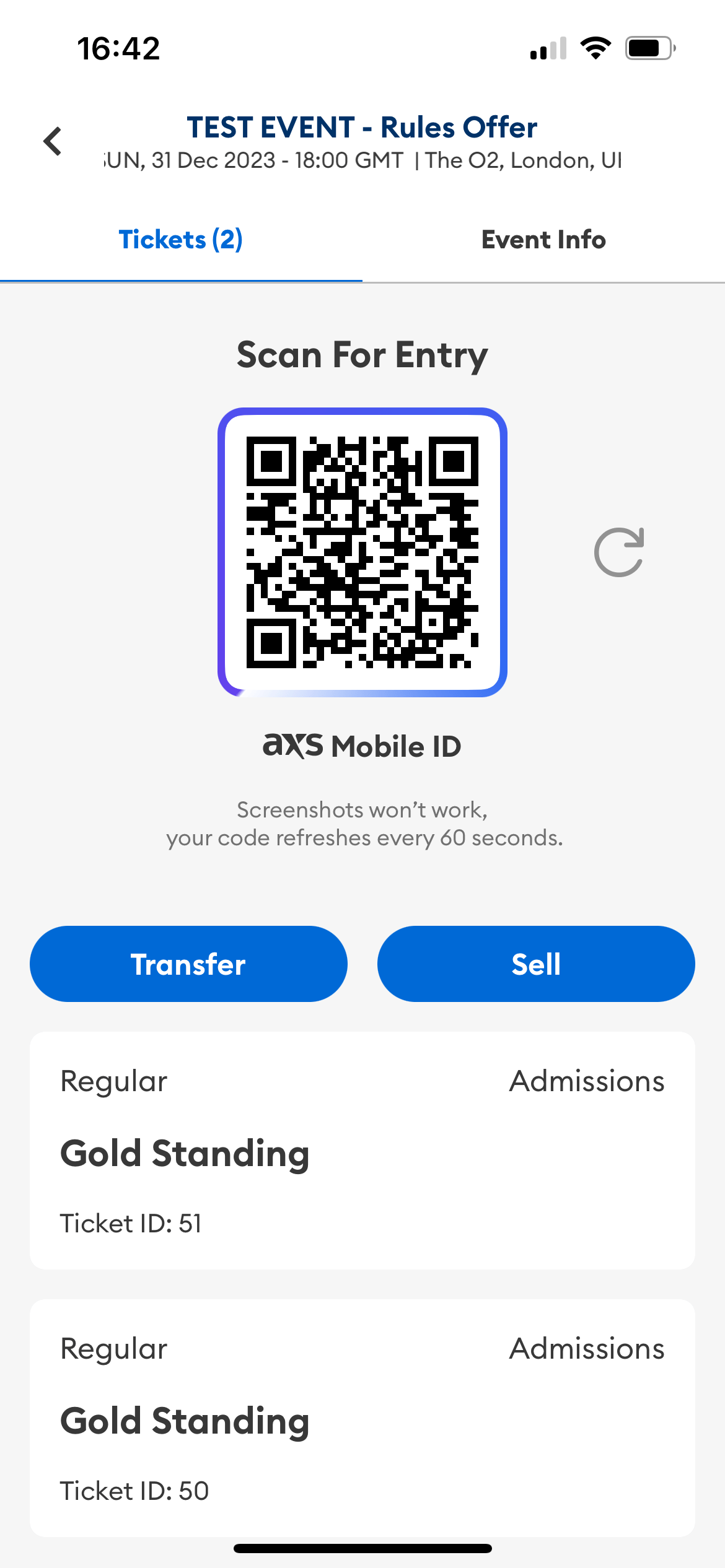 I can't see my tickets in the AXS app AXS Help Centre UK