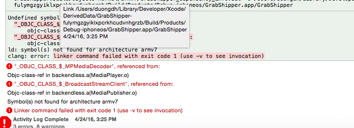 2 Duplicate Symbols For Architecture Arm64