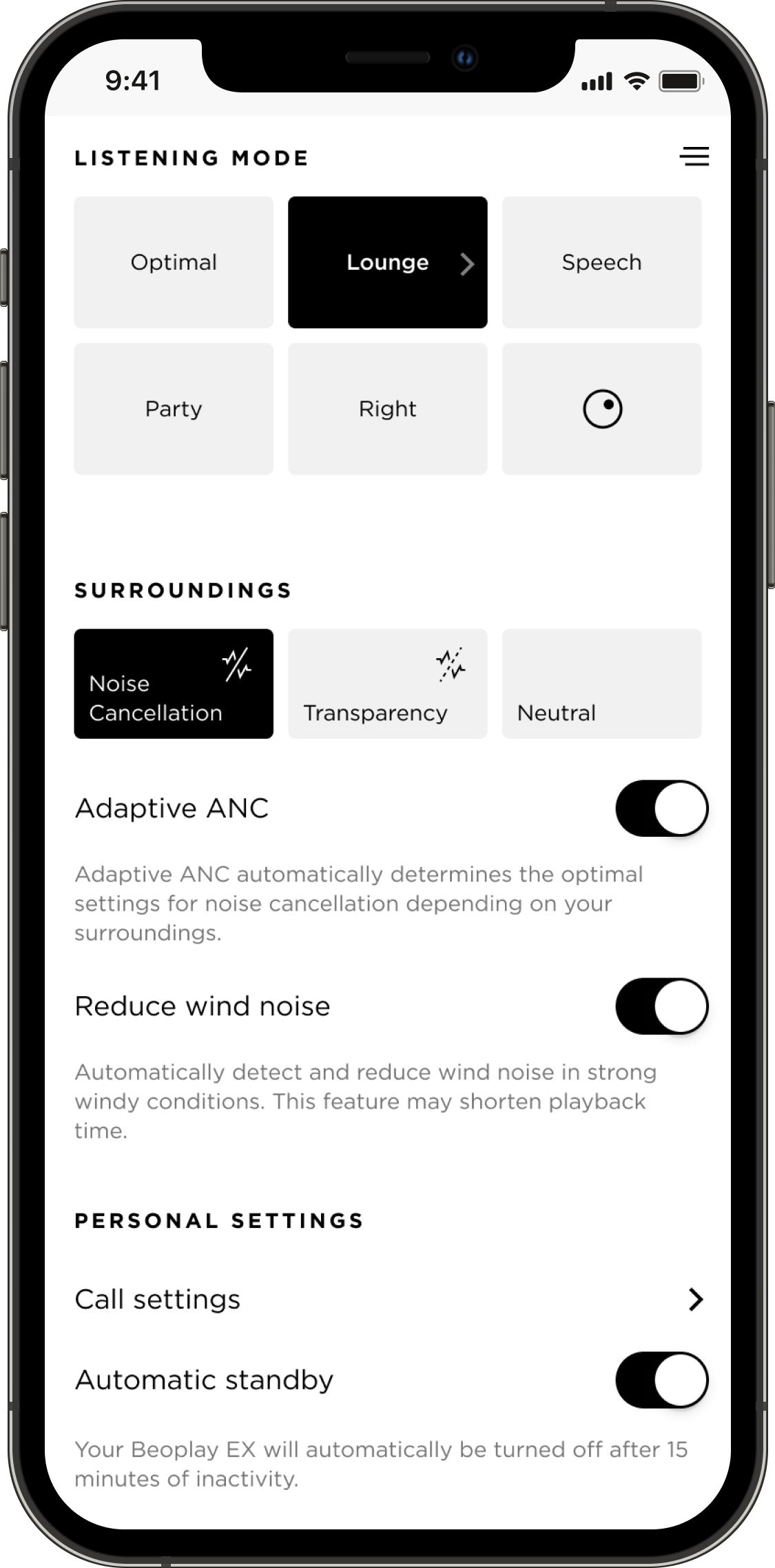 What is Wind Noise Reduction for Beoplay EX? Bang & Olufsen Support
