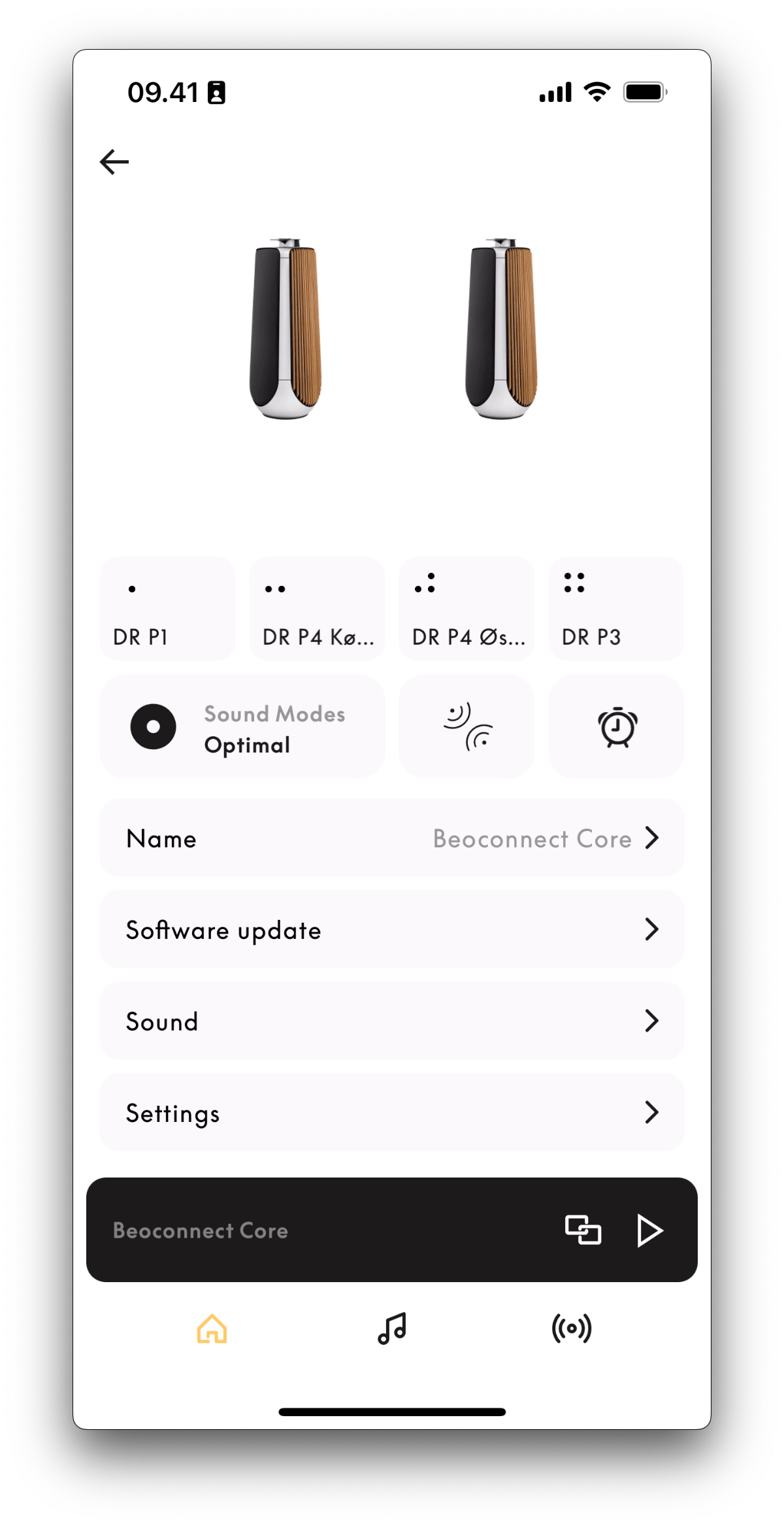 What are Sound Modes for Beoconnect Core? – Bang & Olufsen Support