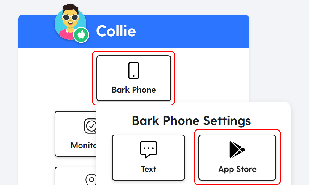 Manage the App Store on the Bark Phone Bark