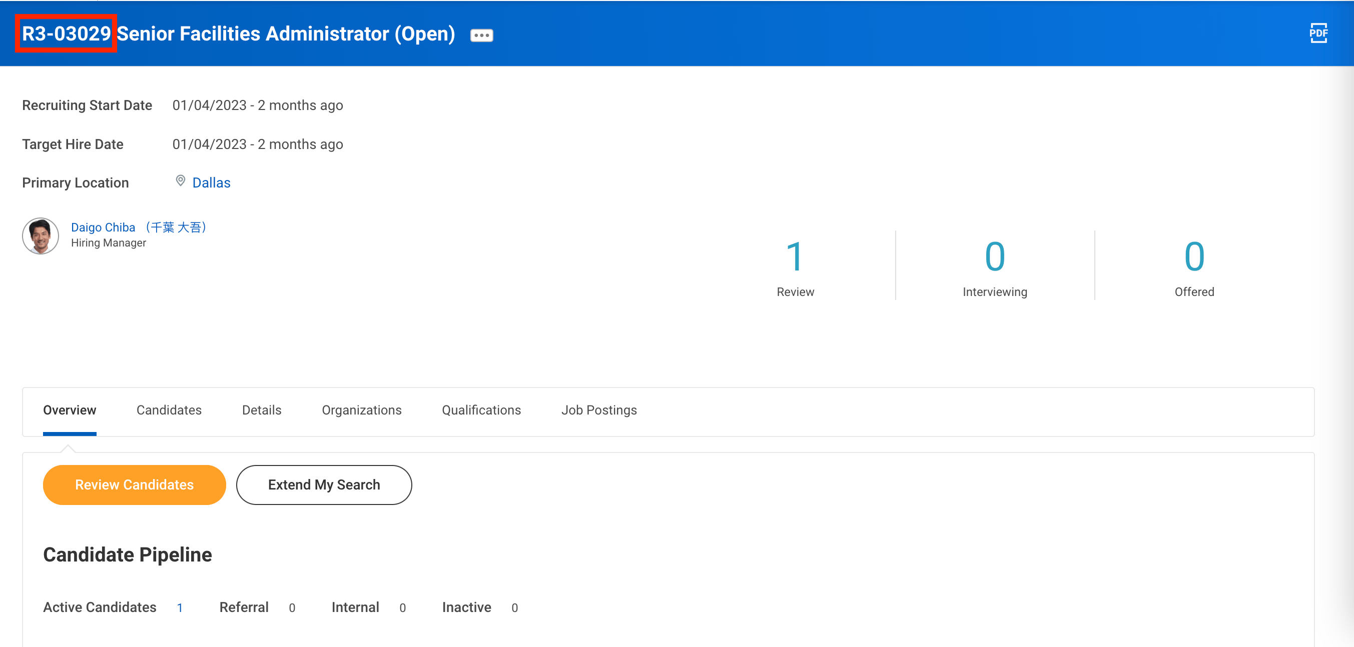 How to find IDs on Workday Beamery