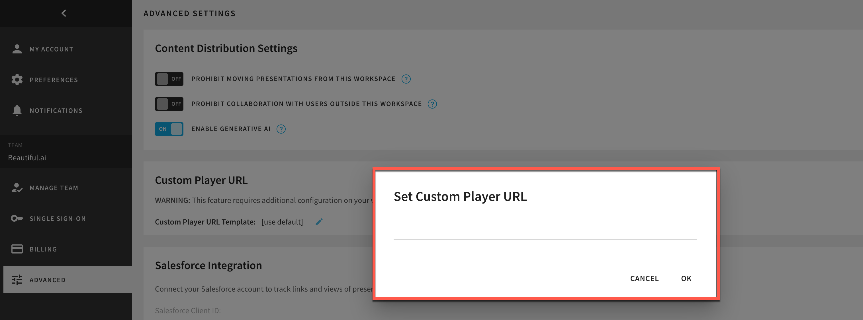 Customizing Beautiful.ai Player Links Beautiful.ai