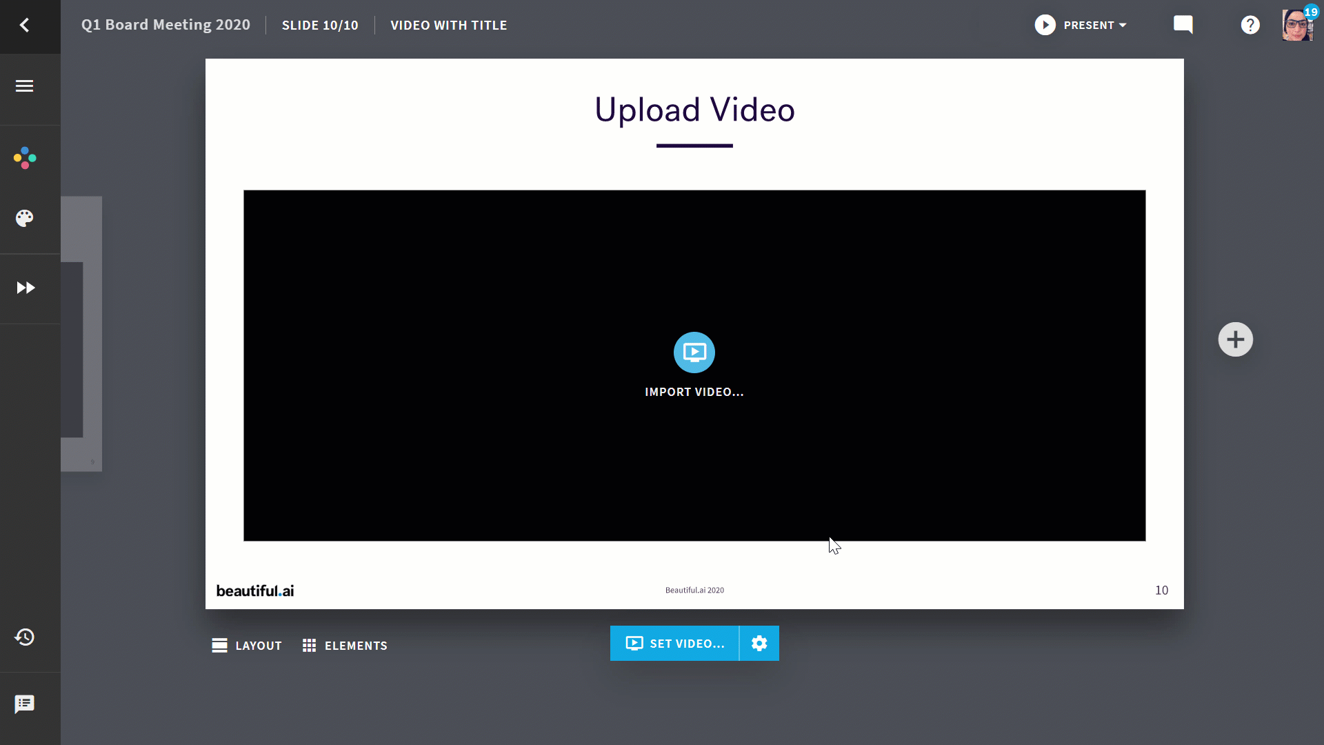 Upload Video Beautiful.ai