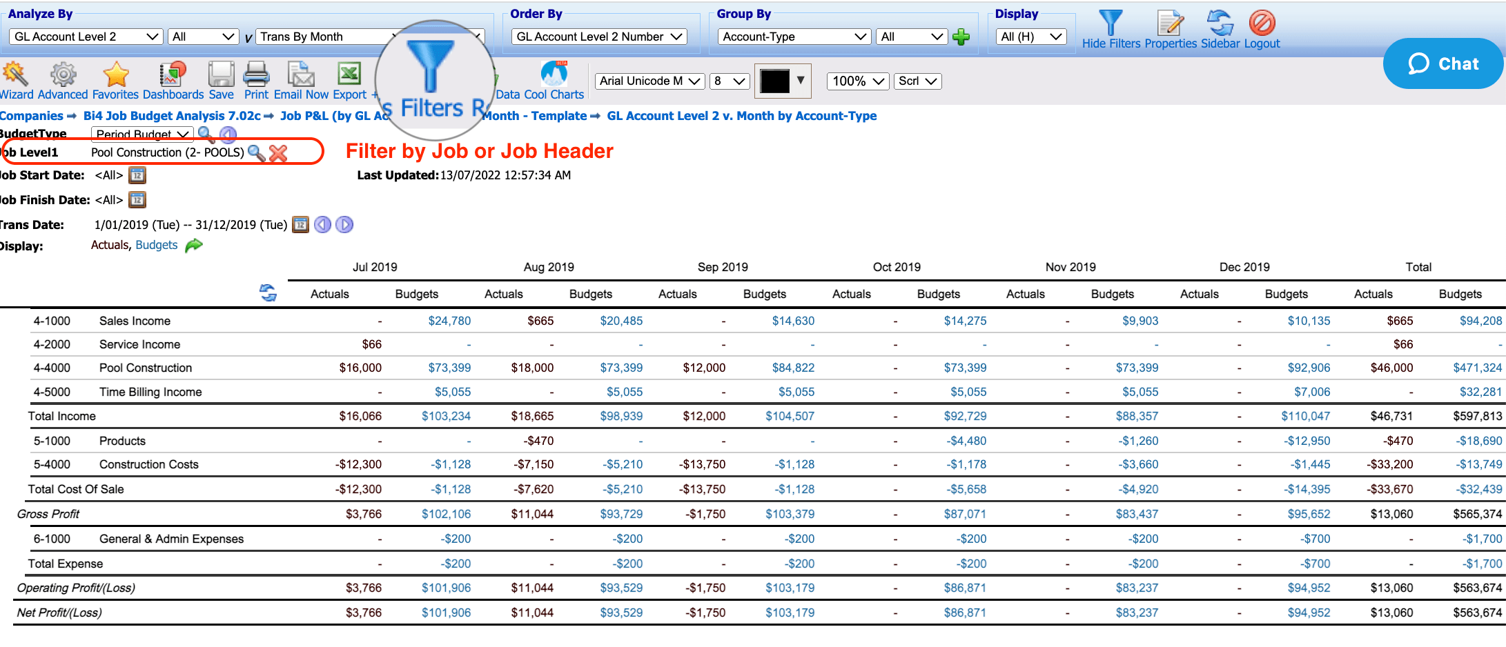 Accounting for Divisions or Cost Centres using MYOB BI4Cloud Help Centre