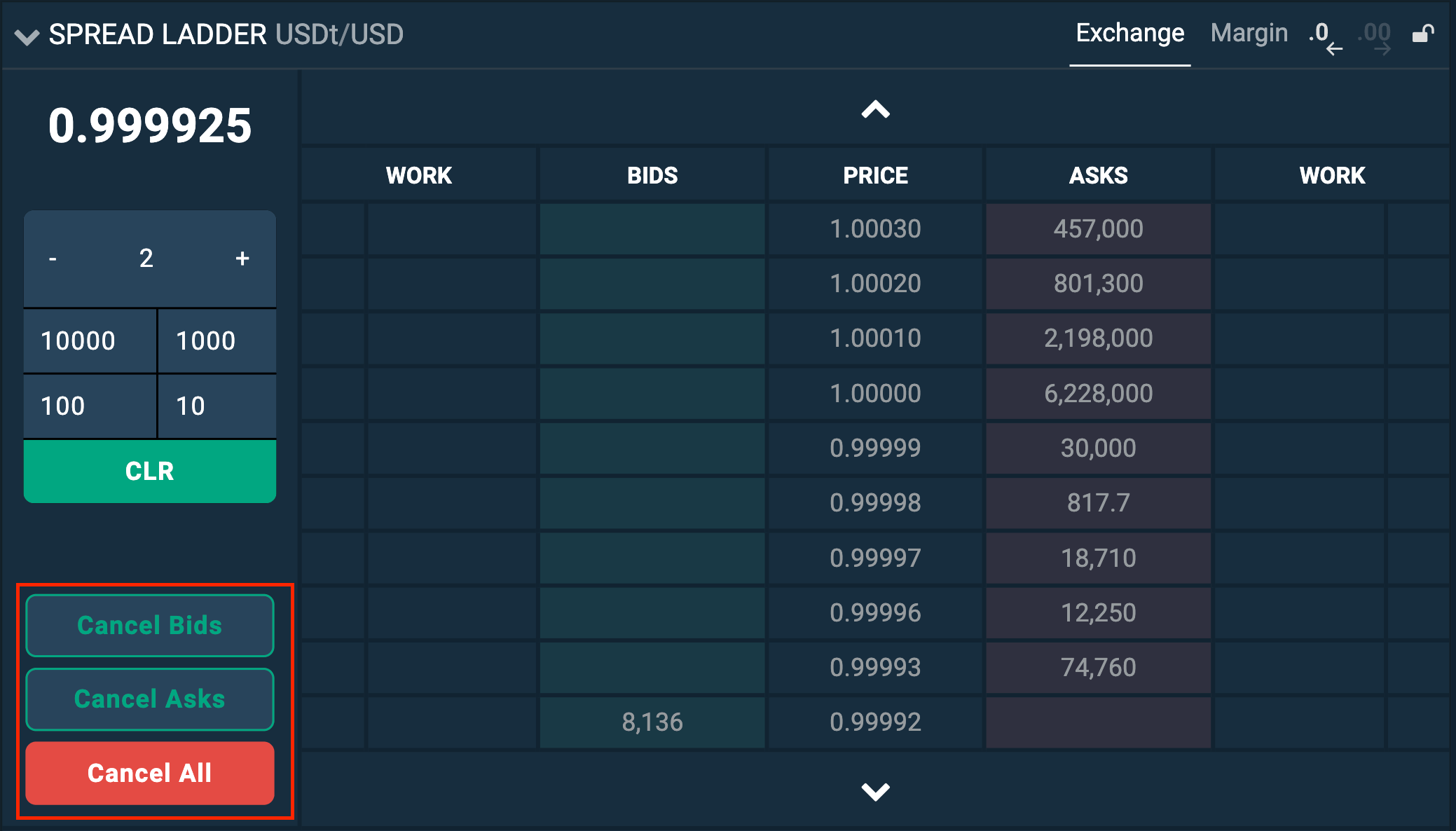 What is a Spread Ladder order option on Bitfinex Bitfinex Help Center