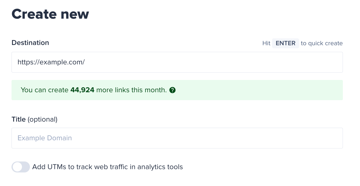 How do I create links with Bitly? Bitly Support