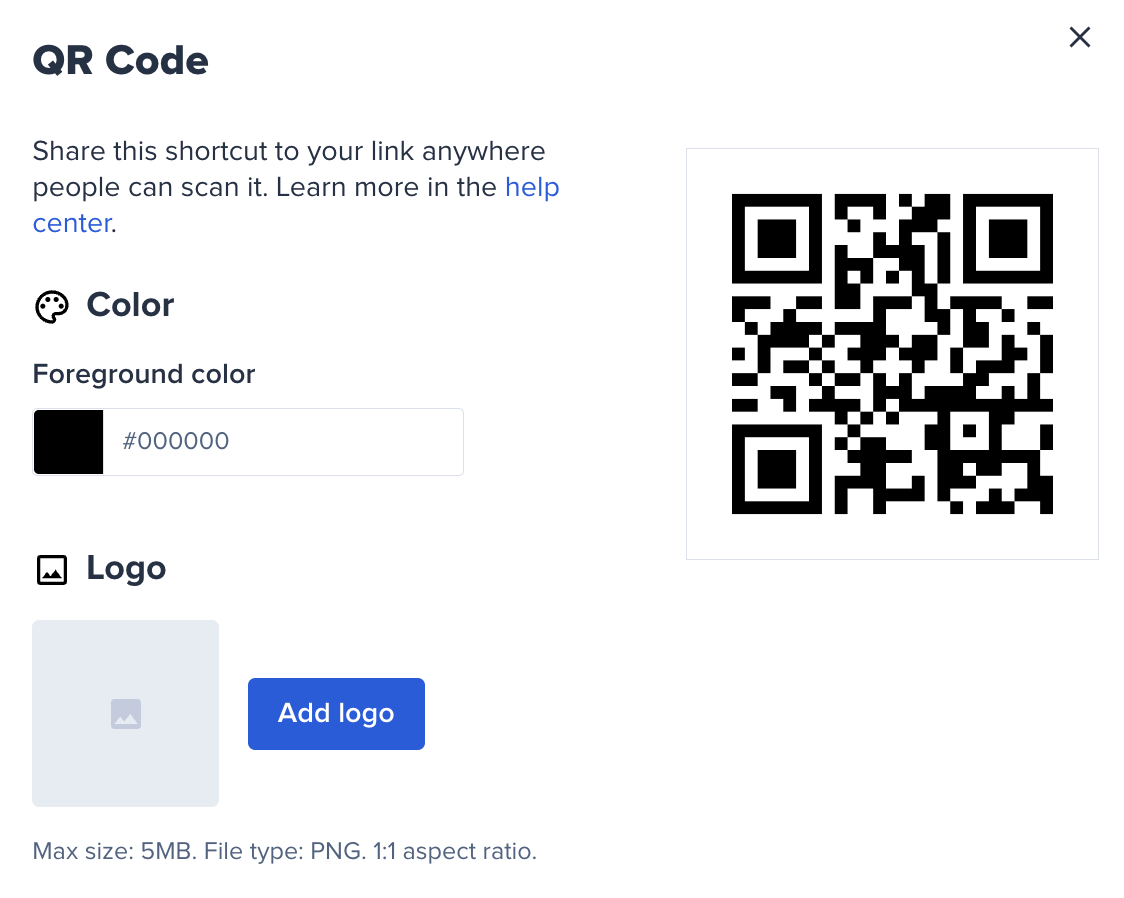 How do I create a QR Code in Bitly? Bitly Support