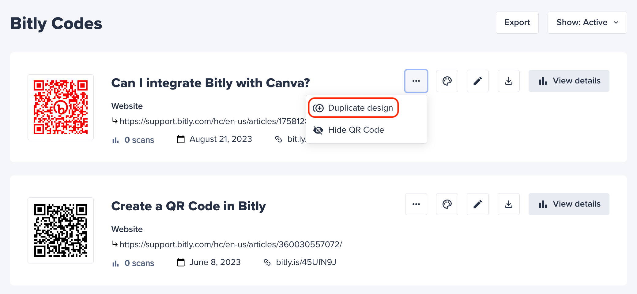 How do I create a QR Code in Bitly? Bitly Support