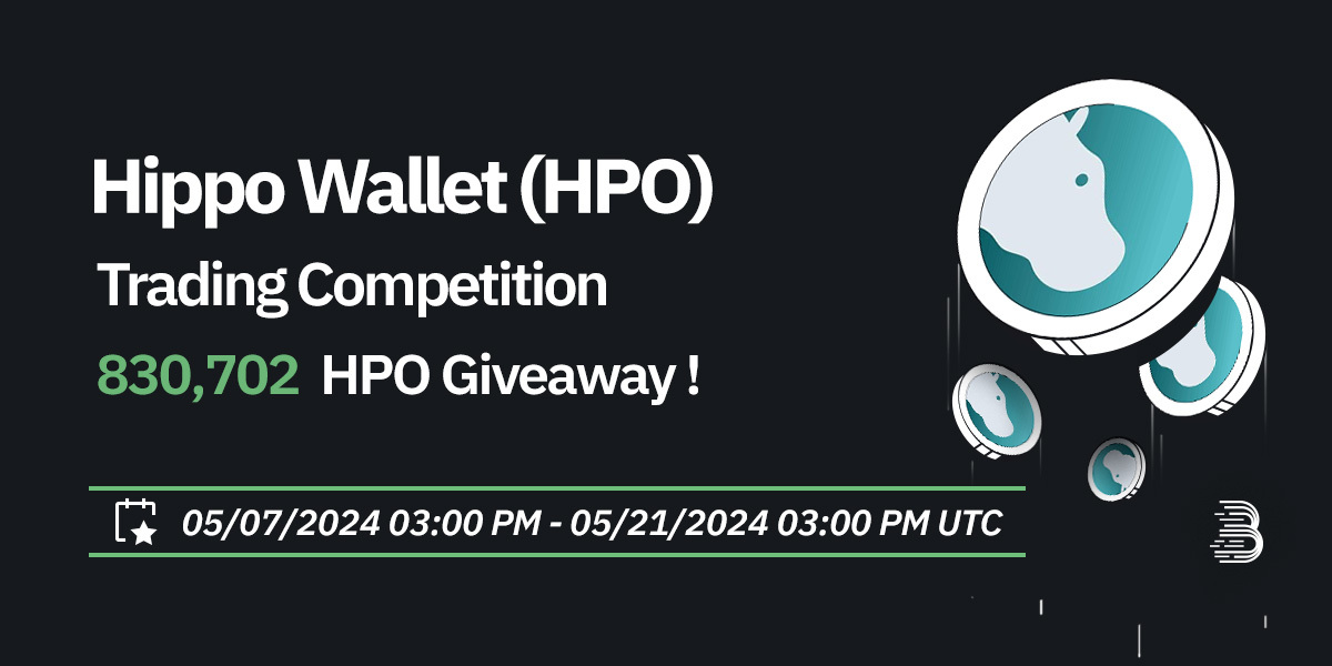 Hippo Wallet (HPO) Trading Competition 830,702 HPO Giveaway! BitMart
