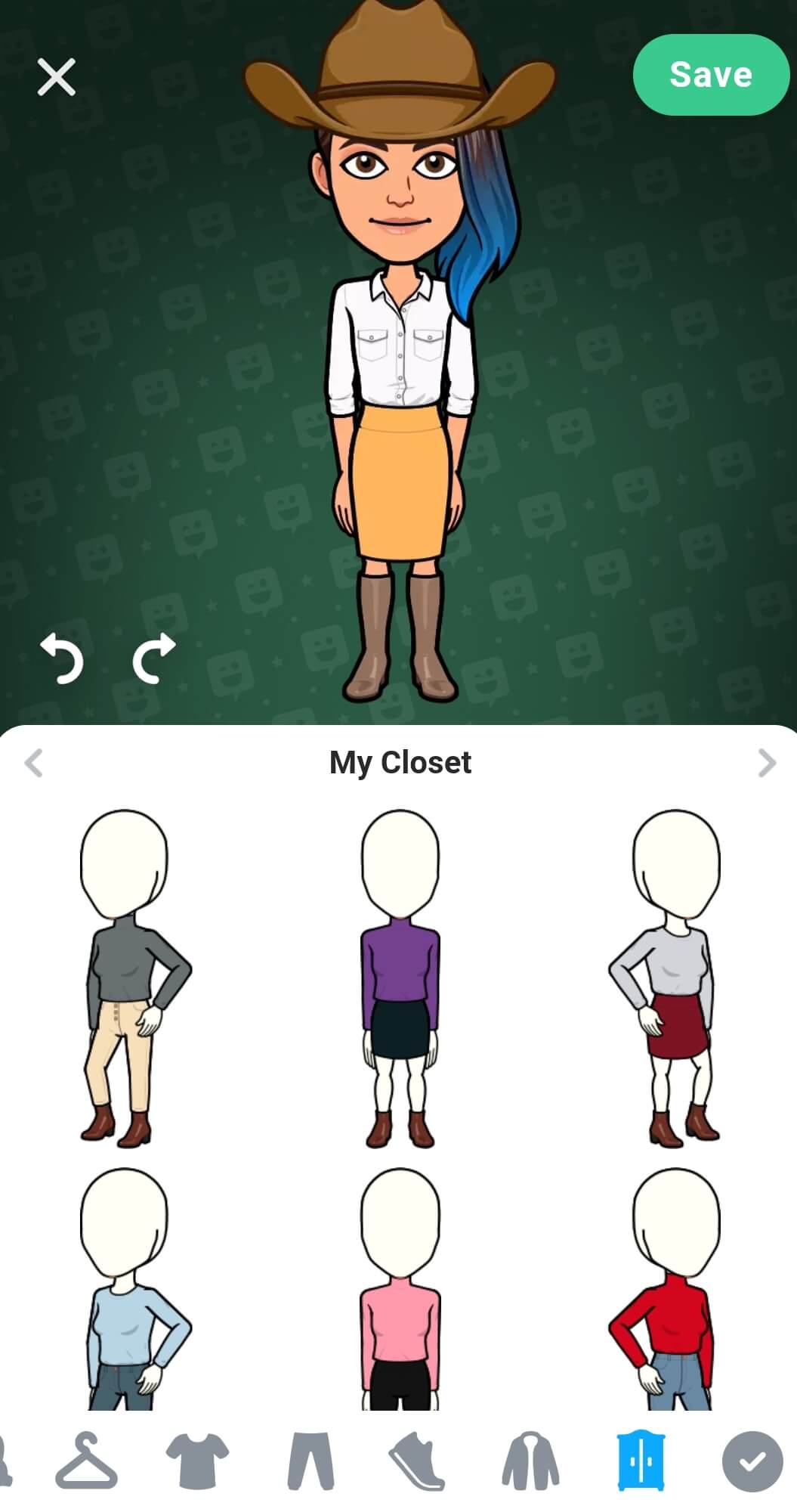 Mix and Match Outfits Bitmoji Support