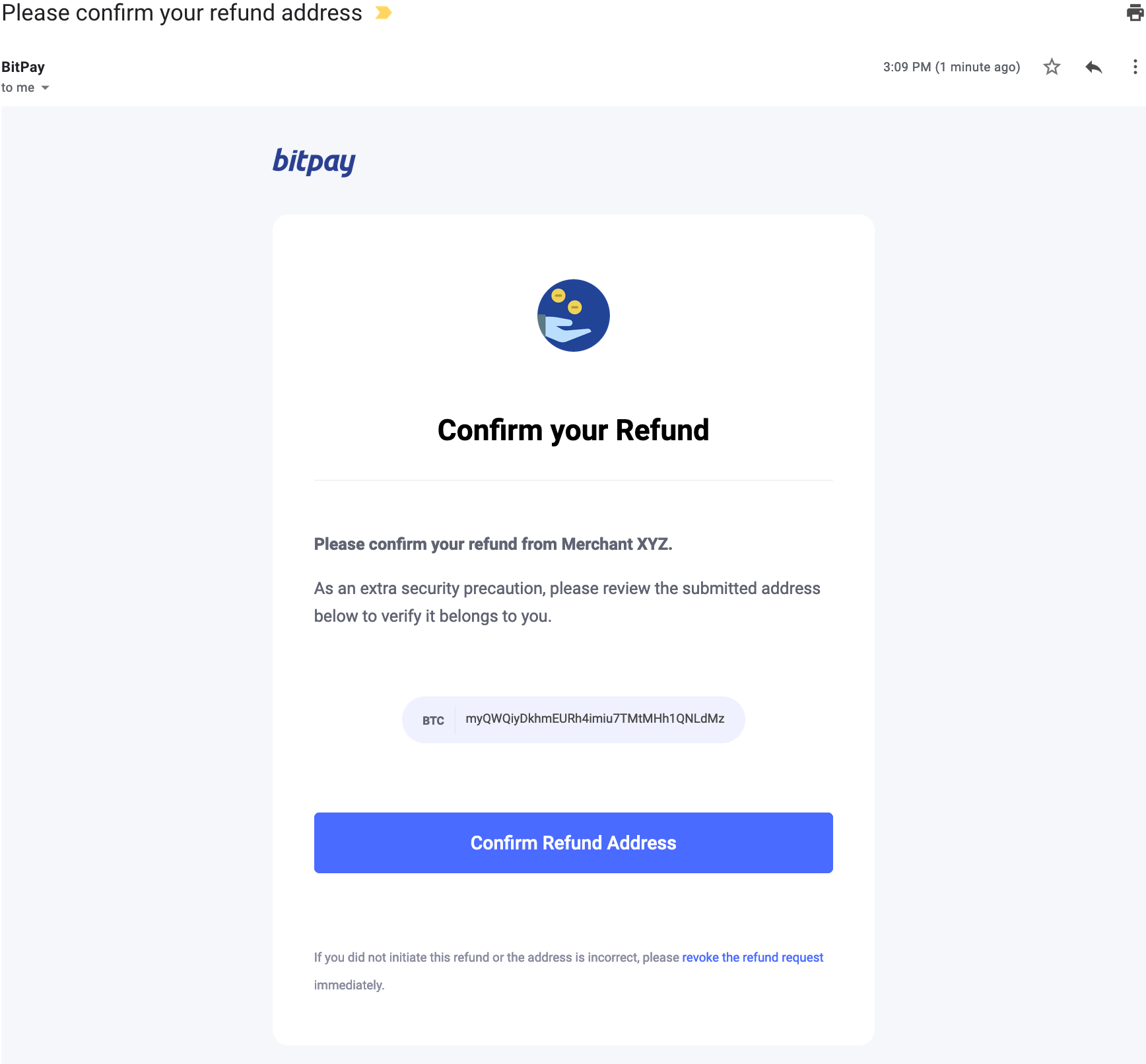 How to claim a refund in case of an underpayment/overpayment BitPay