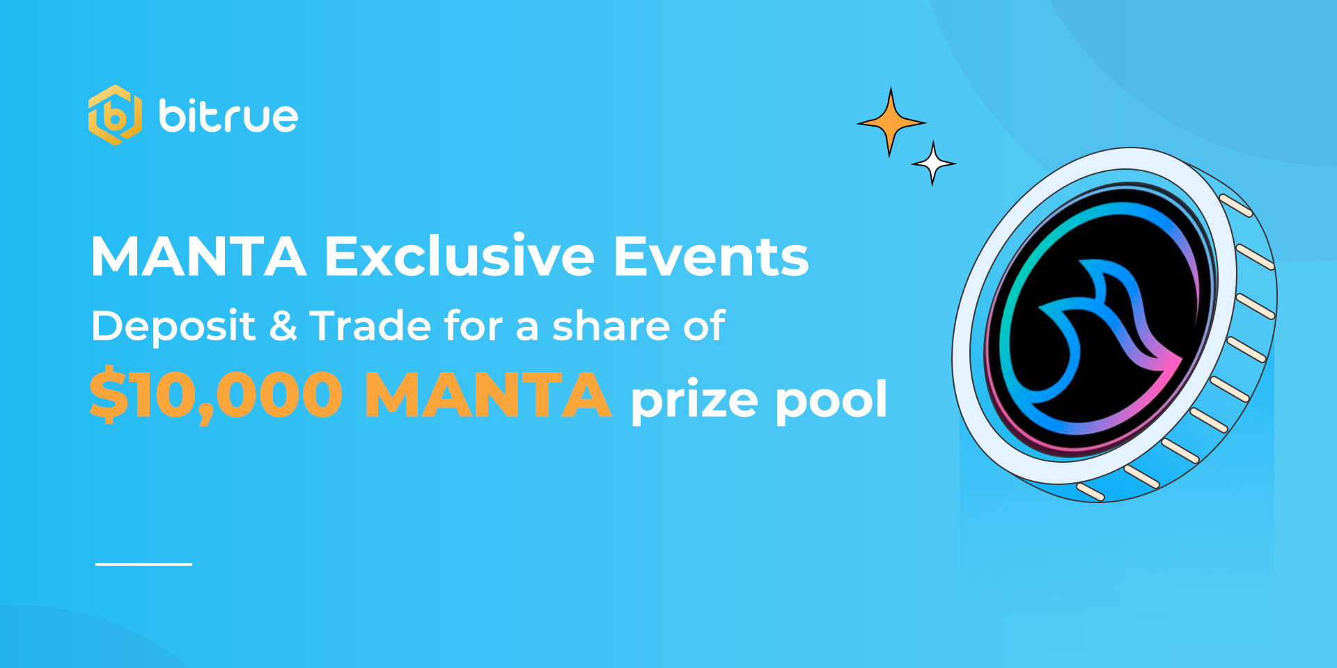 Manta Network (MANTA) Exclusive Listing Event Share a MANTA grand prize worth 10,000 USDT