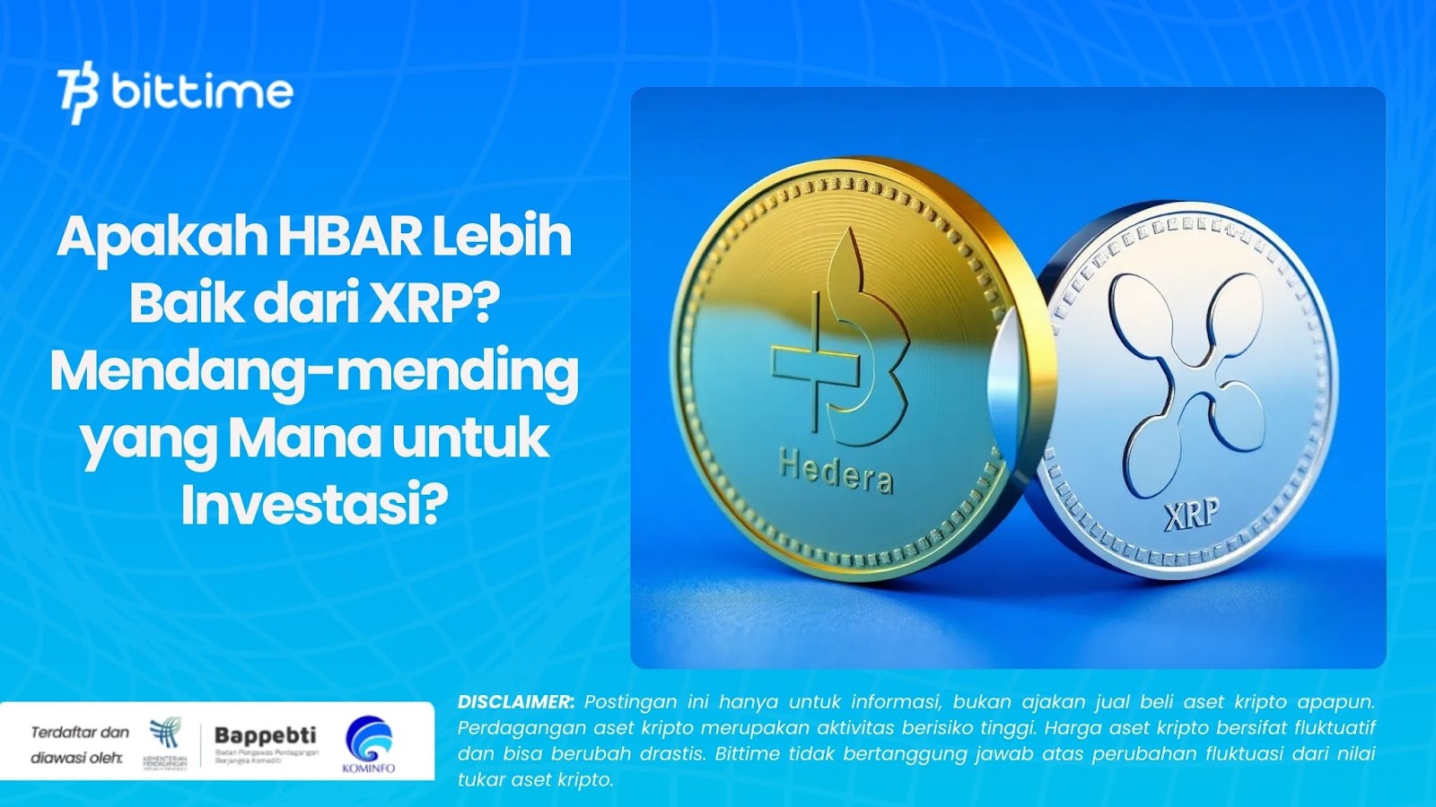 Apakah HBAR Lebih Baik dari XRP? Mendangmending yang Mana untuk