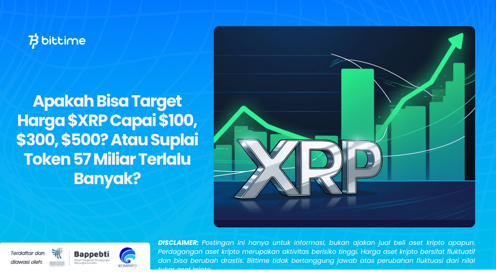 Apakah Bisa Target Harga XRP Capai 100, 300, 500? Atau Suplai Token(04)