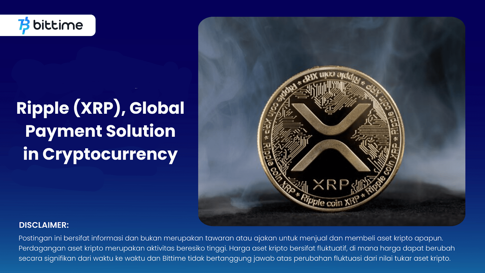 Ripple (XRP), Global Payment Solution in Cryptocurrency Bittime
