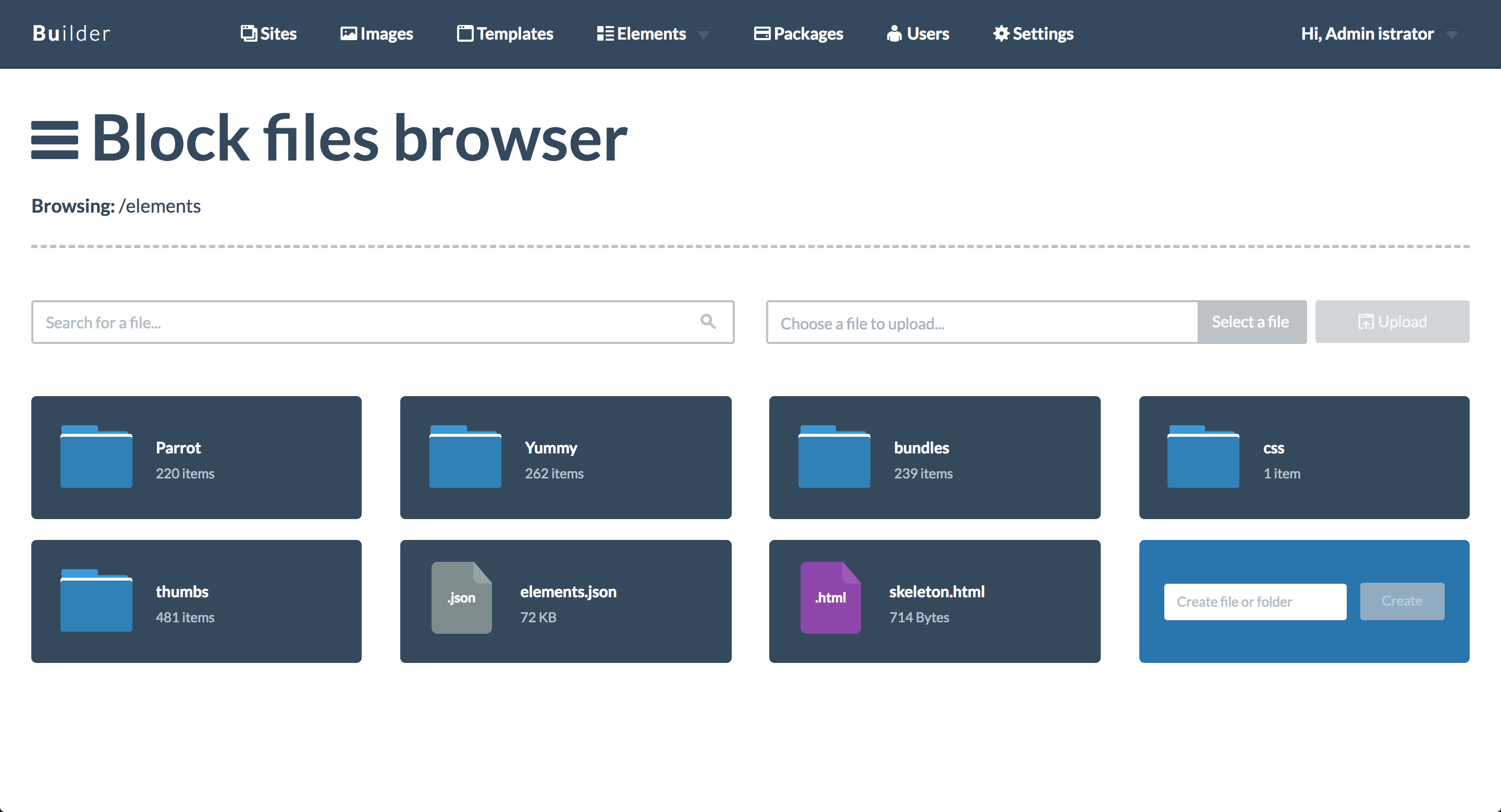 The blocks file browser Bloxby Support Portal