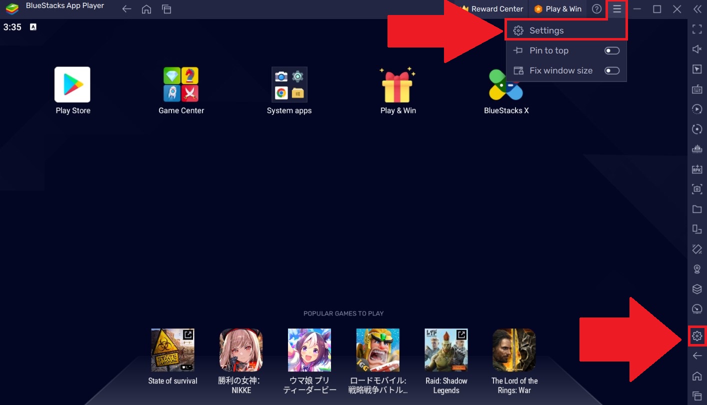 How to use the BlueStacks 5 Settings menu BlueStacks Support