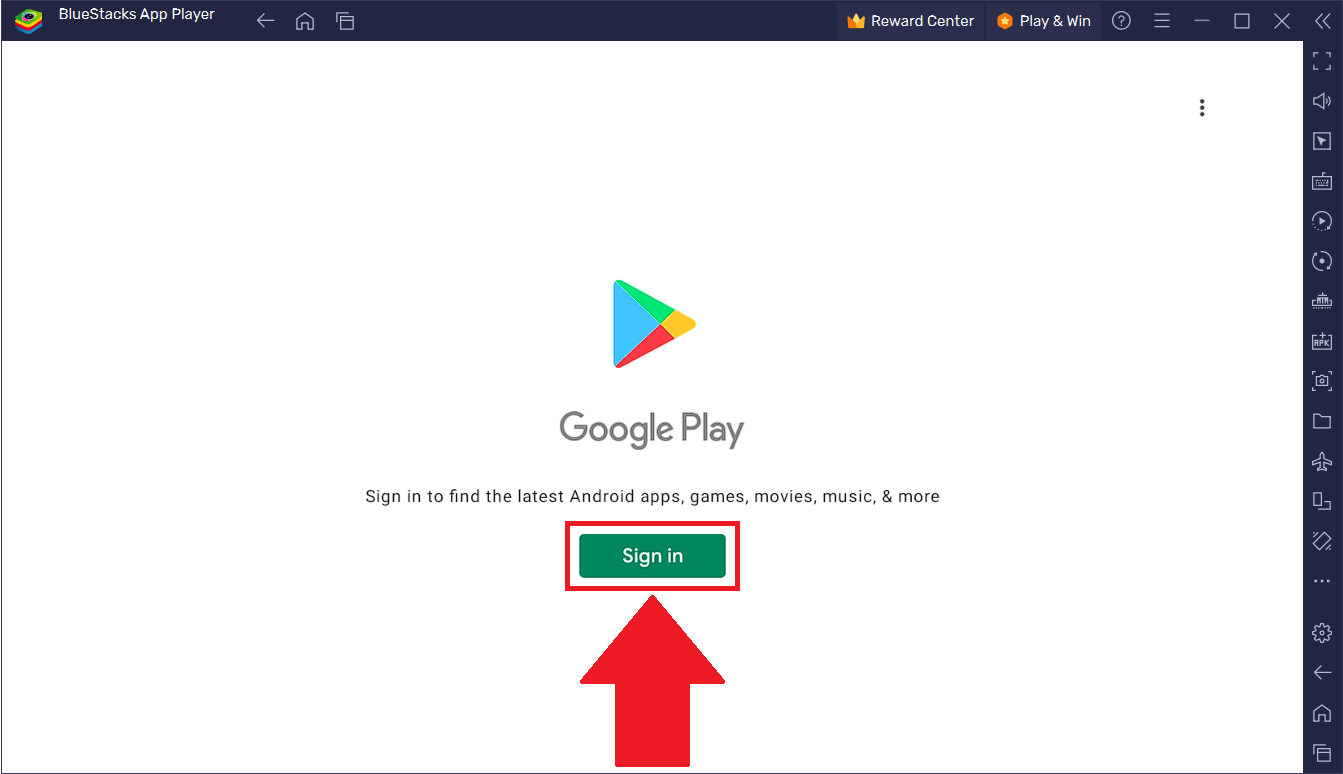 Como fazer login na Google Play Store no BlueStacks 5 Suporte BlueStacks