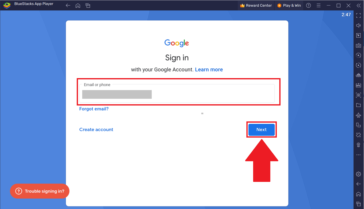 How to log in to Google Play Store on BlueStacks 5 BlueStacks Support