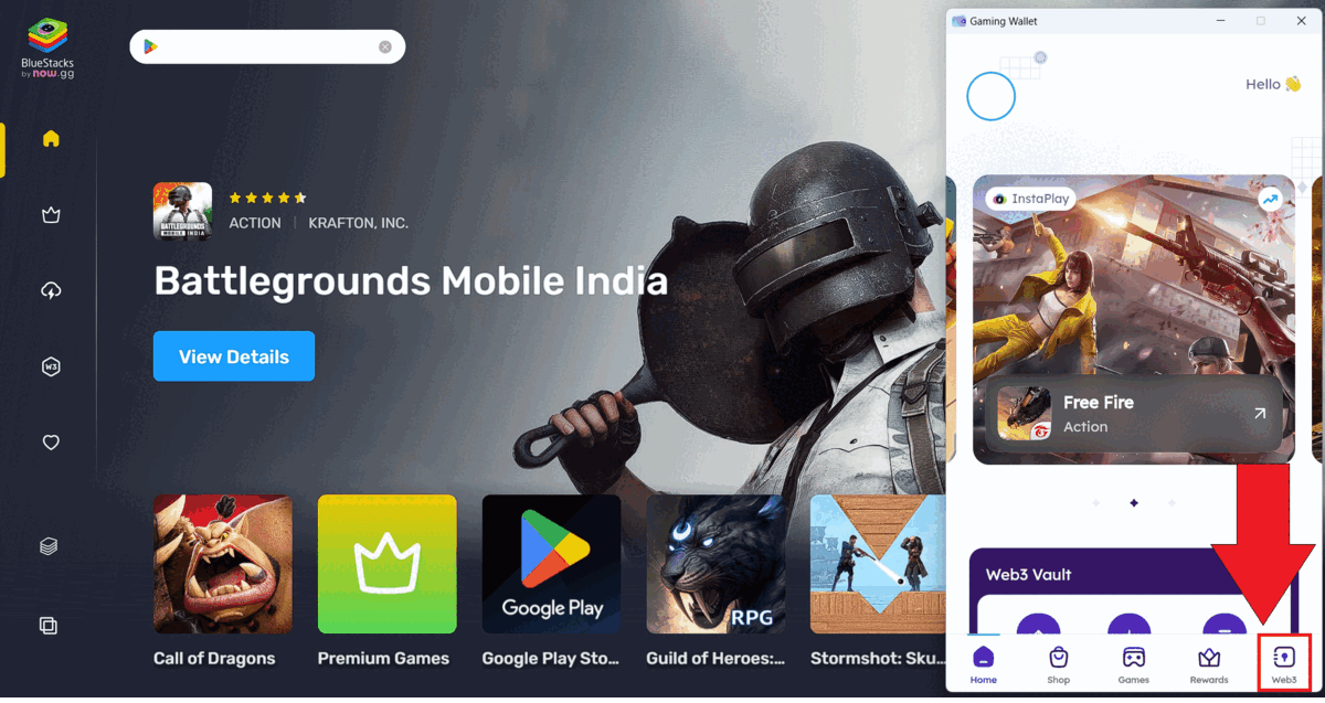 now.gg by BlueStacks X'te Oyun Cüzdanı Nasıl Kullanılır BlueStacks