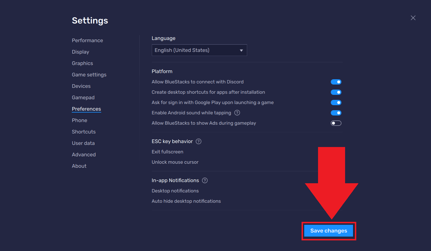 How to auto hide app notifications on your desktop with BlueStacks 5