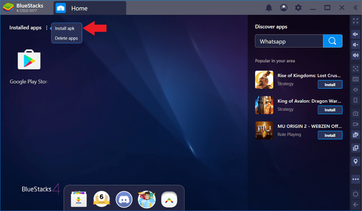 ¿Cómo instalar una aplicación en BlueStacks 4? BlueStacks Apoyo